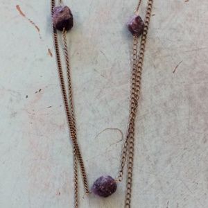 NEW Seeds Jewelry Amethyst Necklace